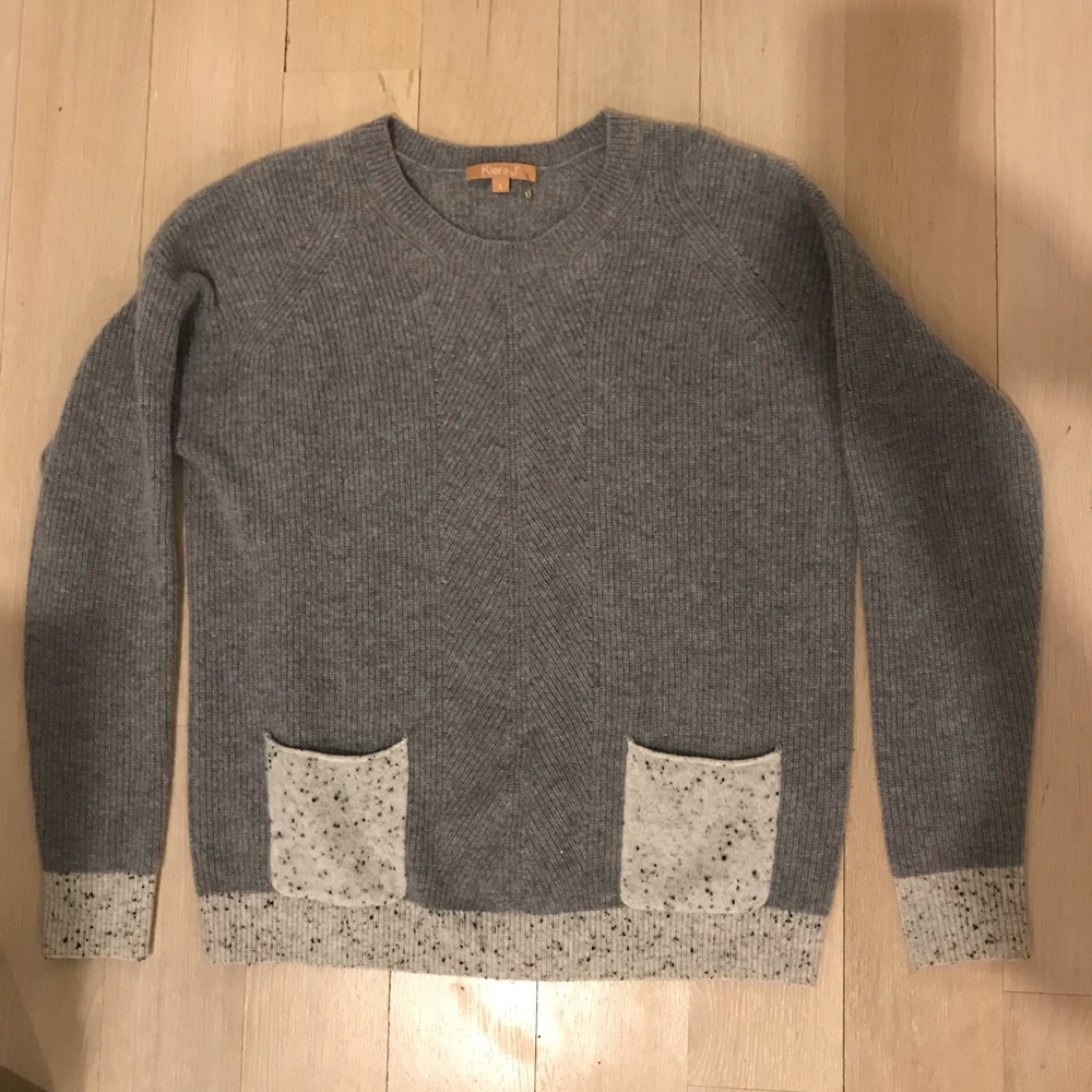 Women’s Gray Cashmere Sweater